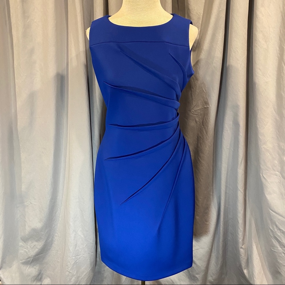 Business style dress or formal dress.